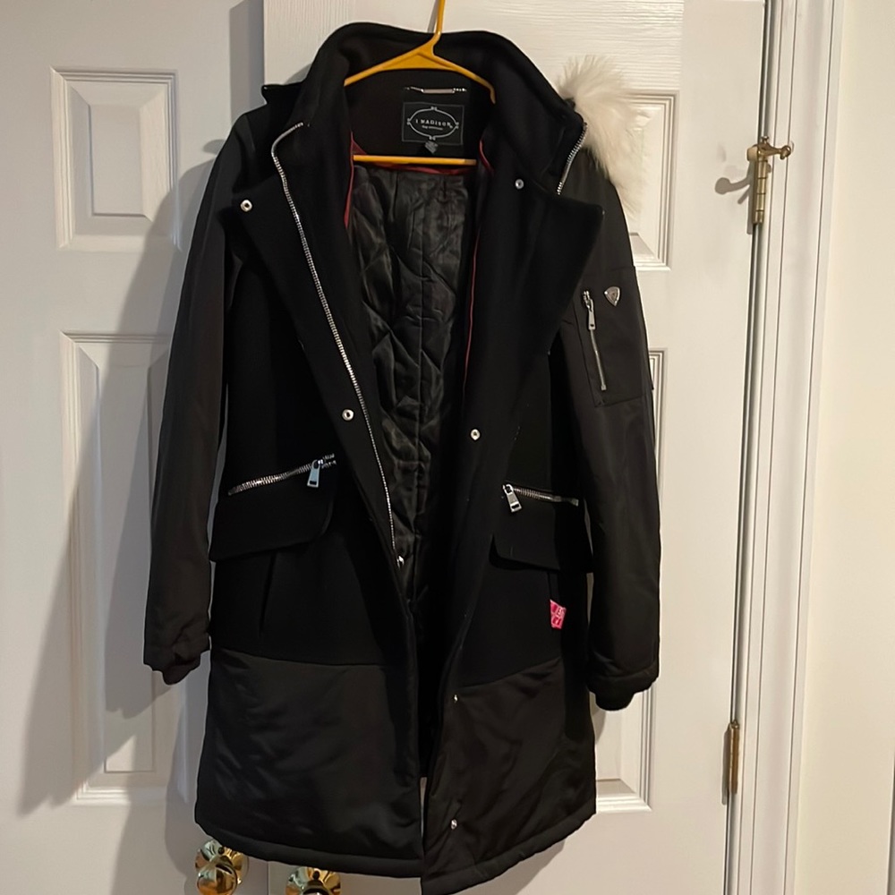 1 Madison Winter Coat with White Fur Hood